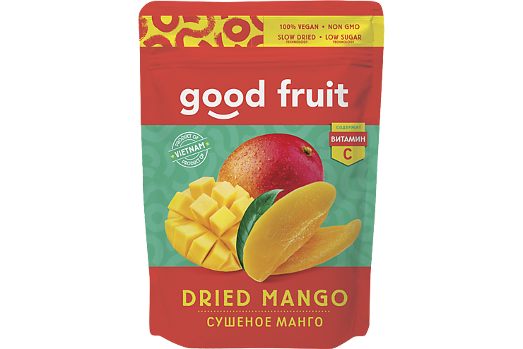Манго сушеное «Good fruit», 100 г