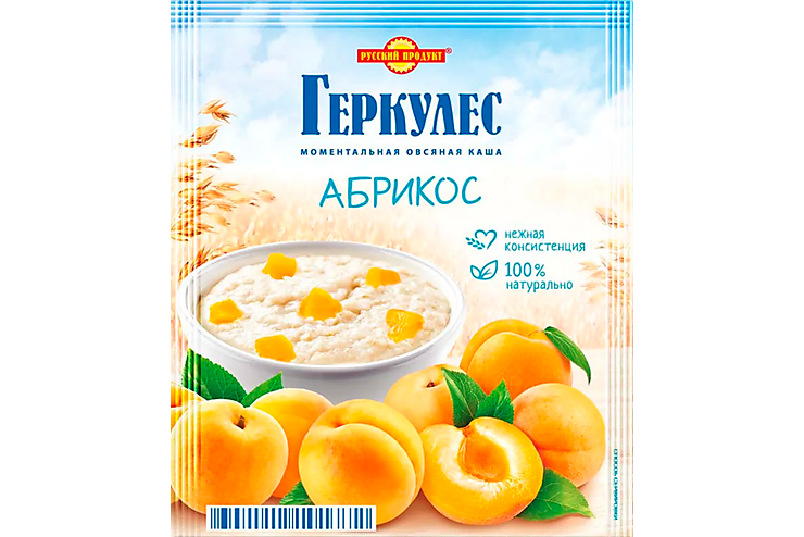 Овсяная каша «Геркулес» с абрикосами, 35 г