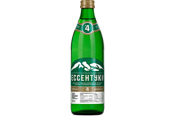 Минеральная вода «Ессентуки» №4, 450 мл Минеральная вода «Ессентуки» №4, 450 мл