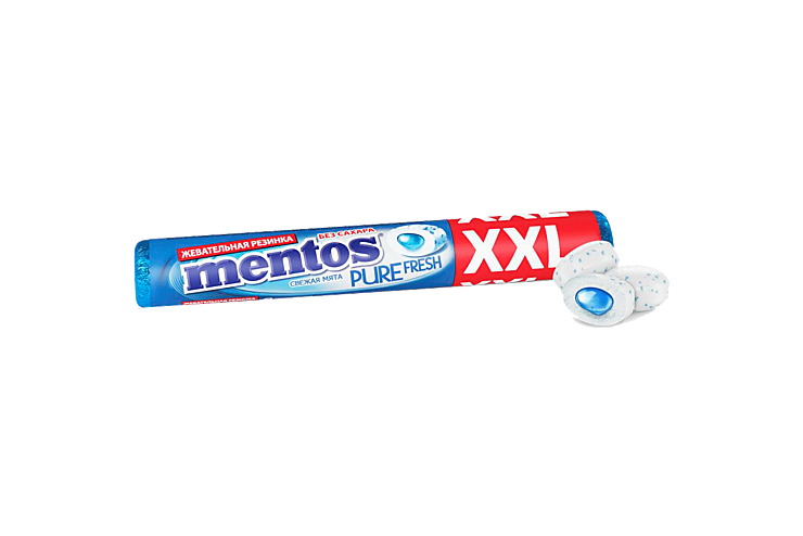 Жевательная резинка «Mentos» Pure Fresh Свежая мята XXL, 23,3 г