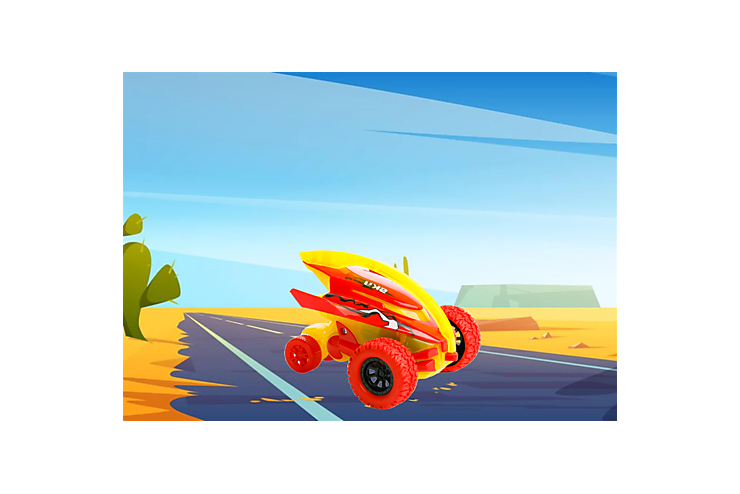 Инерционный автомобиль «Wild Power» со спецэффектом поворота на 360 градусов (видео)