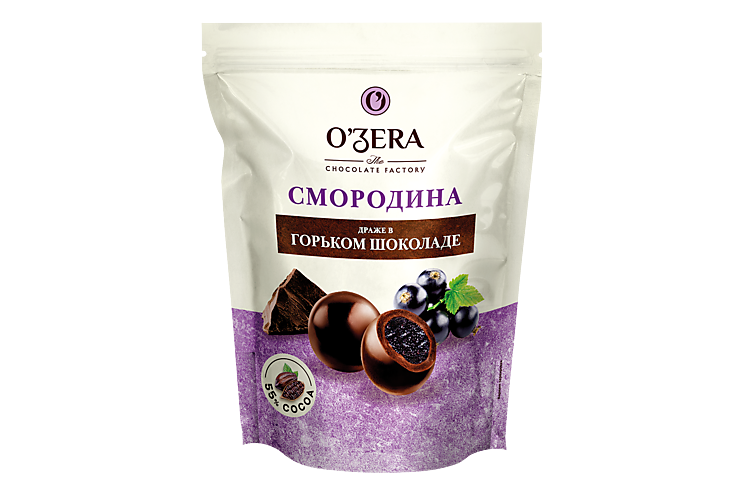 Драже «O'Zera» «Смородина в горьком шоколаде», 150 г