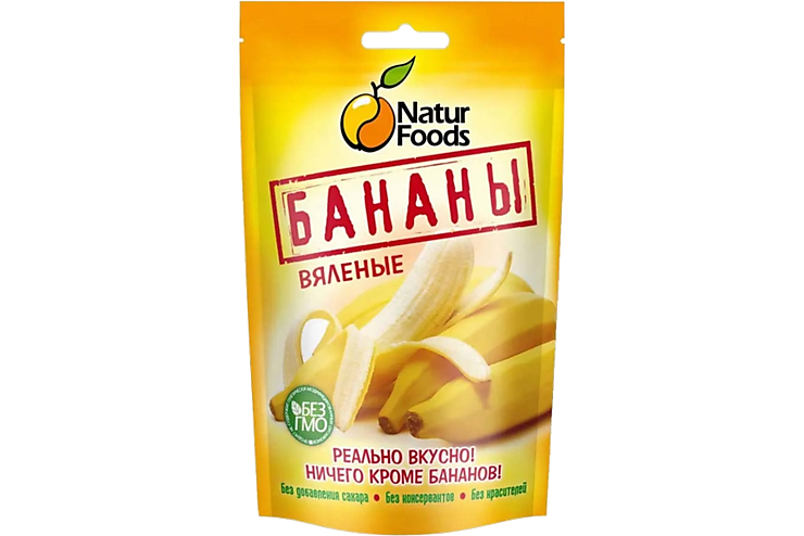 Бананы вяленые «NaturFoods», 100 г – купить по приятной цене с ...
