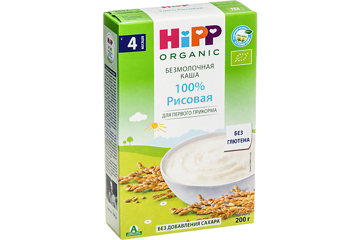 Каша «Hipp Organic» 100% Рисовая, 200 г