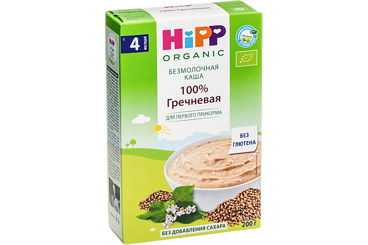Каша «Hipp Organic» 100% гречневая, 200 г