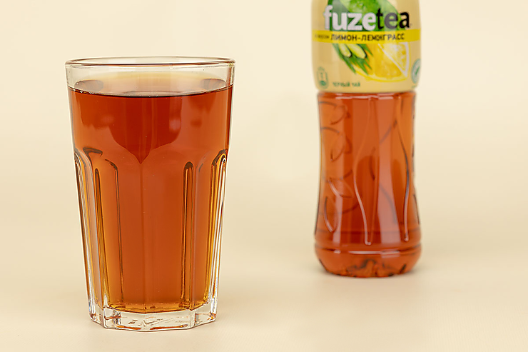 Черный чай «Fuzetea» лимон-лемонграсс, 500 мл