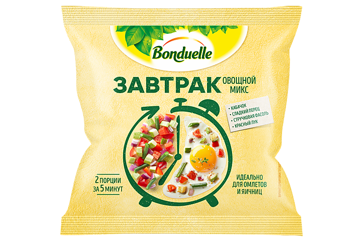 Овощной микс «Bonduelle» «Завтрак» с кабачком, 200 г