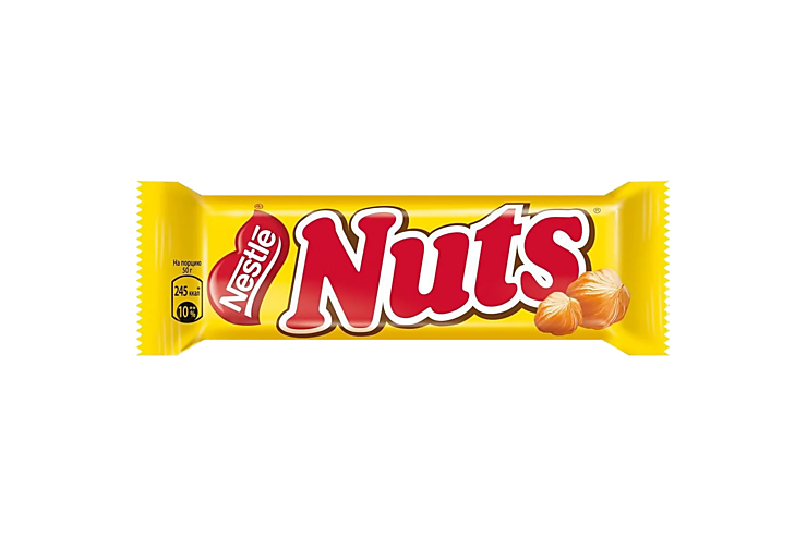 Шоколадный батончик «Nuts», 50 г