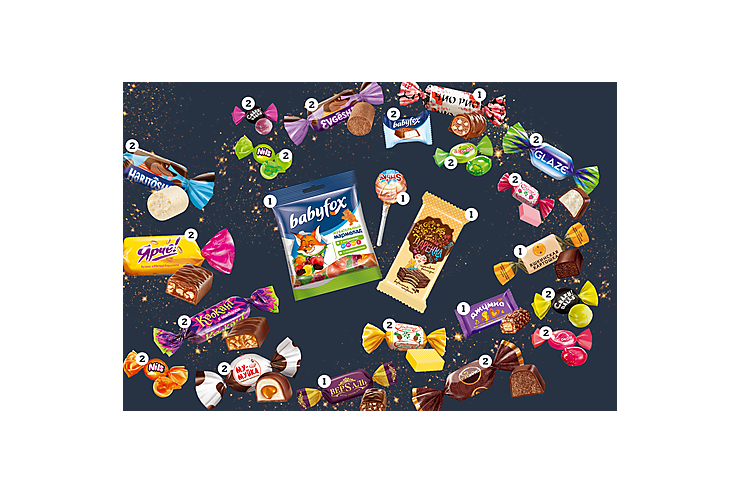 Новогодний набор «Яшкино» «Мешочек с конфетами», 400 г