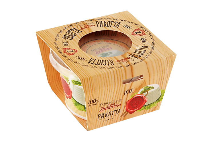 Сыр 45% «White Cheese From Zhukovka» Рикотта, 180 г – купить по ...