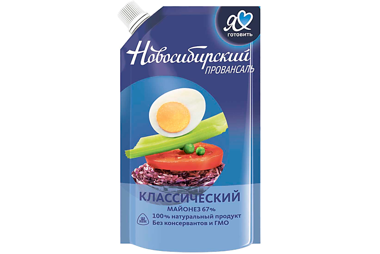 Майонез «Я люблю готовить» Новосибирский Провансаль классический, 700 мл