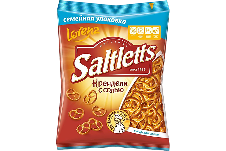 Крендельки «Saltletts» Классические с солью, 250 г – купить по приятной ...