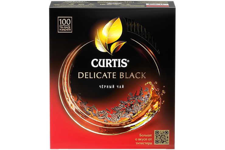 Чай черный «Curtis» Delicate Black, 100 пакетиков