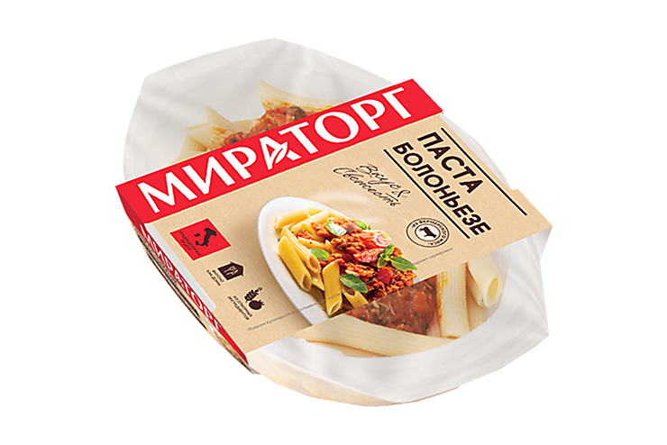 Паста «Мираторг» Болоньезе, 260 г – купить по приятной цене с доставкой ...