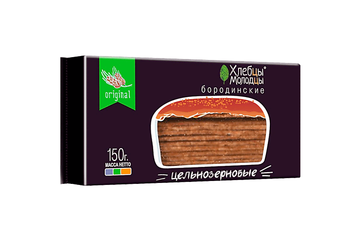 Хлебцы «Хлебцы-Молодцы» Бородинские с кориандром, 150 г – купить по ...