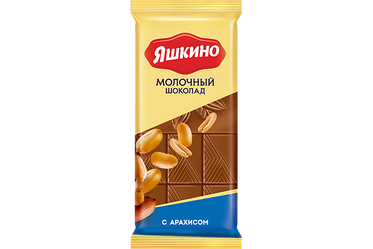 Шоколад молочный «Яшкино» с арахисом, 80 г Шоколад молочный «Яшкино» с арахисом, 80 г