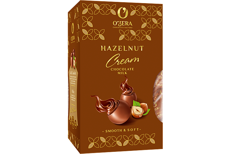 Шоколадные конфеты «O'Zera» Hazelnut Cream, 200 г