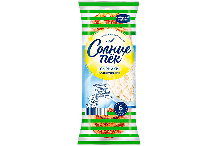 Сырники «Солнцепек» классические, 330 г – купить по приятной цене с ...