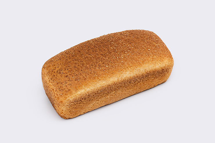 Хлеб пшеничный бездрожжевой с посыпкой из отрубей, 400 г