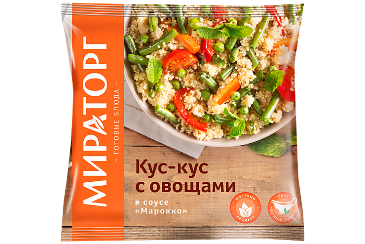 Овощная смесь «Мираторг» Кус-кус с овощами в соусе «Марокко», 400 г ...
