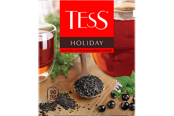 Чай черный «Tess» Holiday, 90 пакетиков