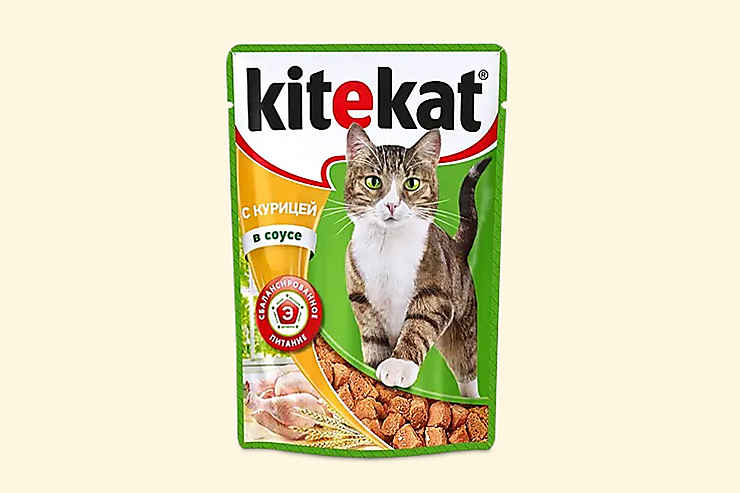 Влажный корм для кошек «Kitekat» Курица в соусе, 85 г