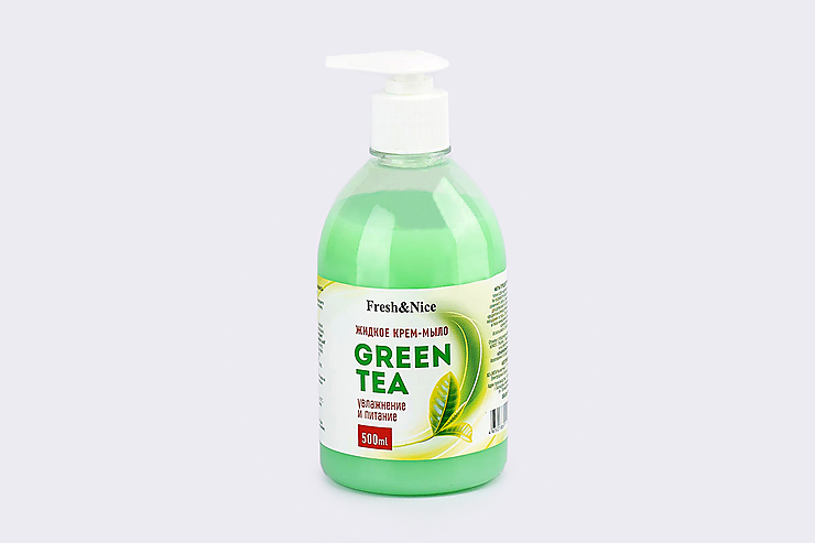 Жидкое крем-мыло для рук «Fresh&Nice» с ароматом зеленого чая, 500 мл