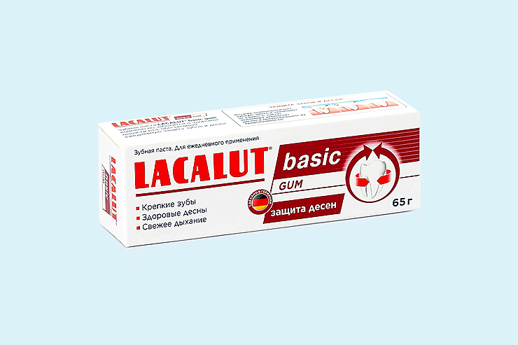 Зубная паста «Lacalut» basic gum, 65 г