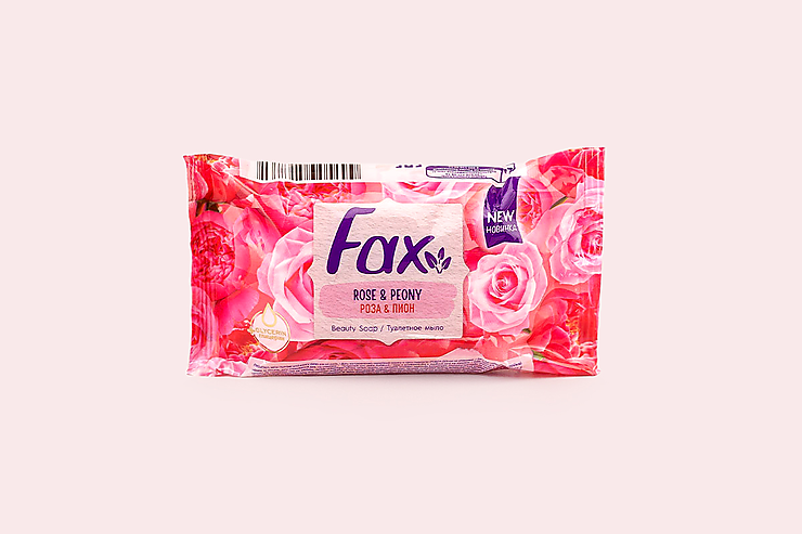 Туалетное мыло «Fax» Роза и Пион, 125 г