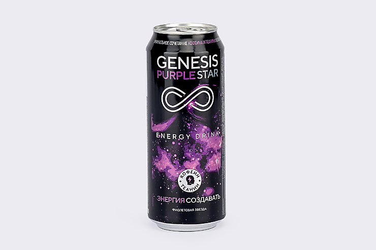 Энергетический напиток «GENESIS» Purple Star, 500 мл