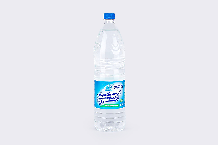 Вода питьевая «Алтайский источник» негазированная, 1,5 л