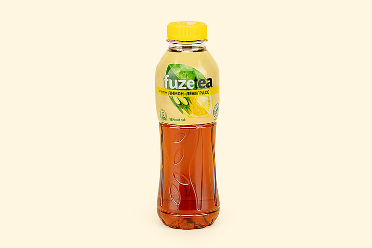Черный чай «Fuzetea» лимон-лемонграсс, 500 мл
