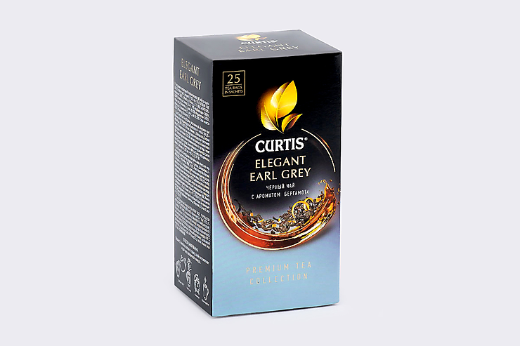 Чай черный «Curtis» Elegant Earl Grey, 25 пакетиков