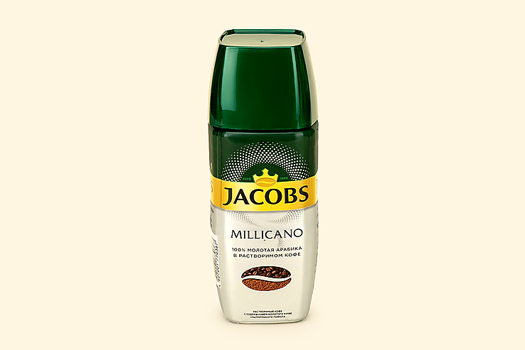 Кофе «Jacobs» Millicano, молотый в растворимом, 90 г