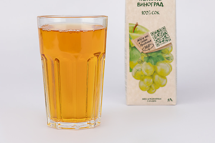Сок яблоко-виноград «Сады Придонья», 1 л