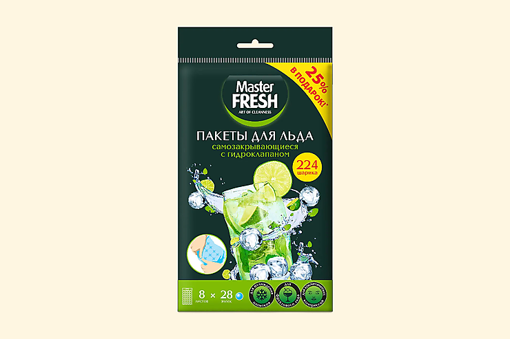 Пакеты для льда «Master Fresh» – купить по приятной цене с доставкой на ...