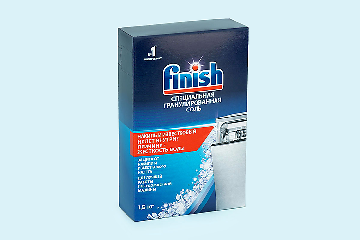 Соль для посудомоечных машин «Finish», 1,5 кг