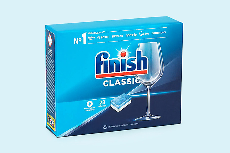 Таблетки для посудомоечных машин «Finish» Classic, 28 шт