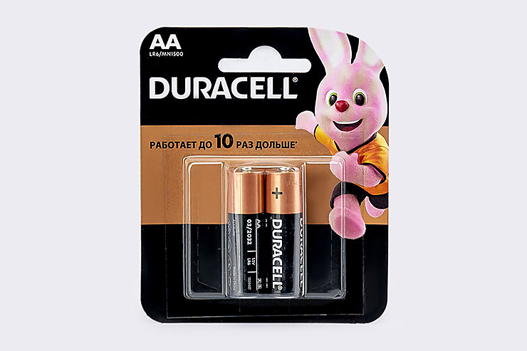 Батарейки «Duracell» AA BL CN, 2 шт