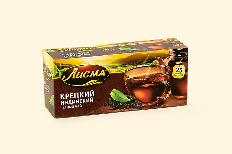 Чай черный «Лисма» Крепкий, 25 пакетиков, 50 г