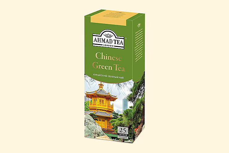 Чай зеленый «Ahmad Tea» Китайский, 25 пакетиков