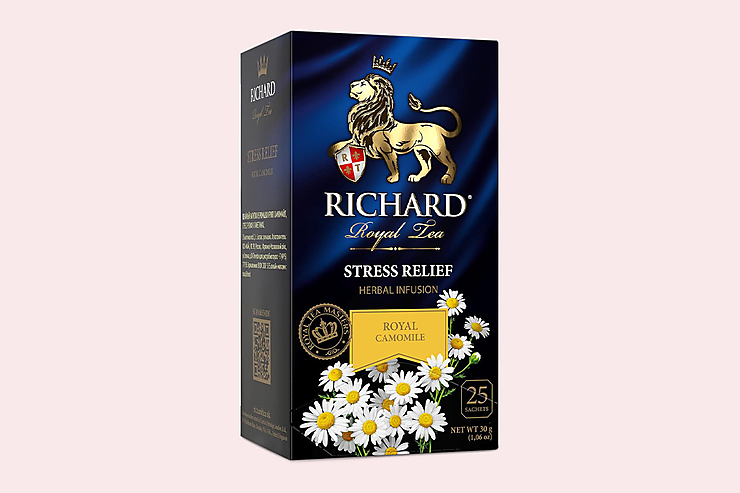 Чай травяной «Richard» Royal Camomile. Stress Relief, 25 пакетиков