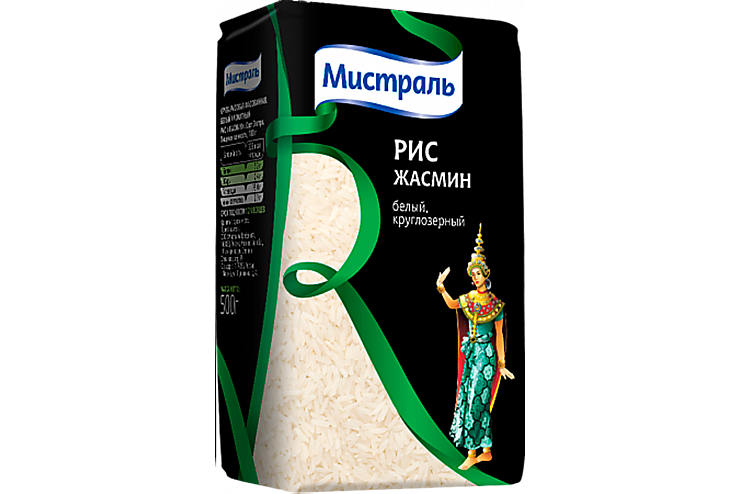 Рис «Мистраль» Жасмин, 500 г – купить по приятной цене с доставкой на ...