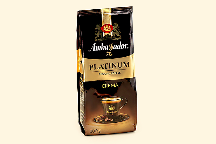 Кофе молотый «Ambassador» Platinum Crema, 200 г