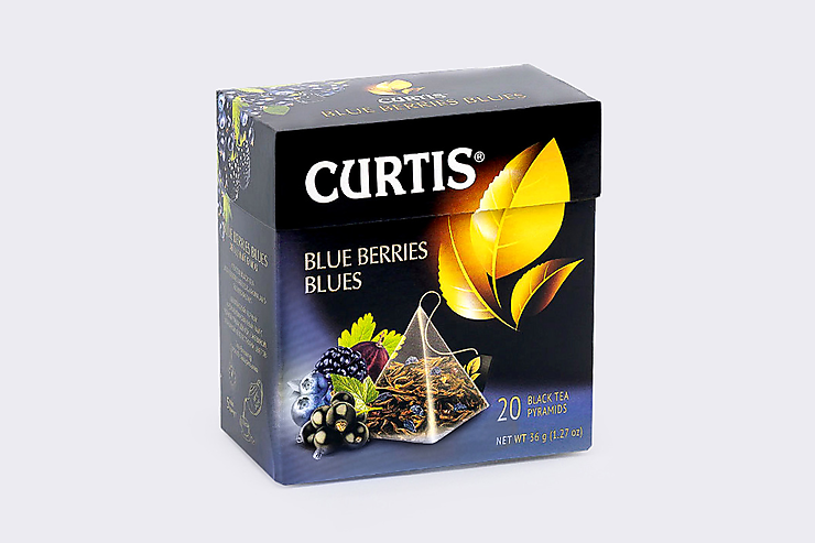Чай черный «Curtis» Berries Blues, 20 пирамидок