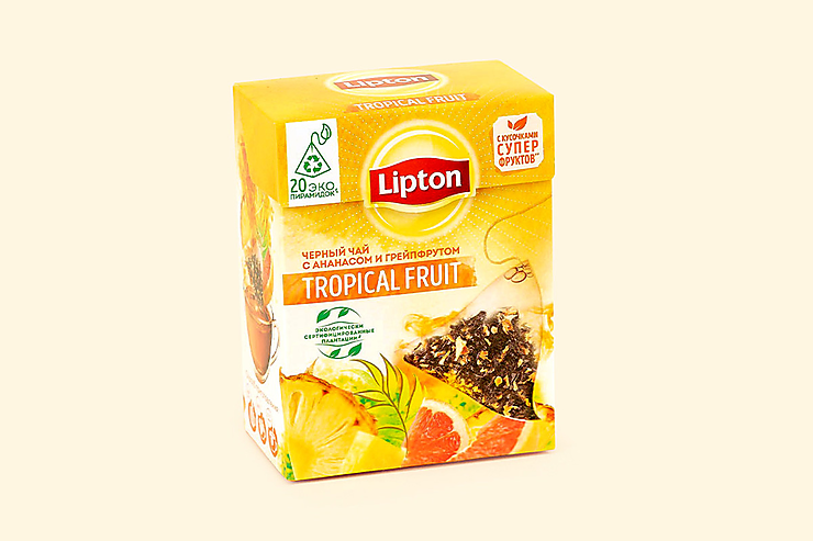 Чай «Lipton» Тропические фрукты, 20 пирамидок