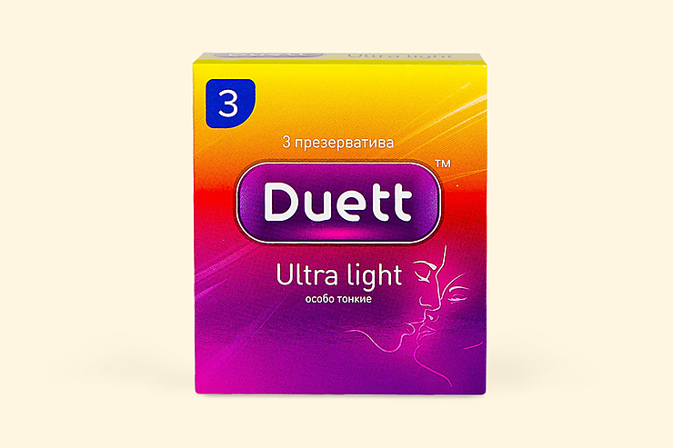 Презервативы «Duett» Ultra Light №3