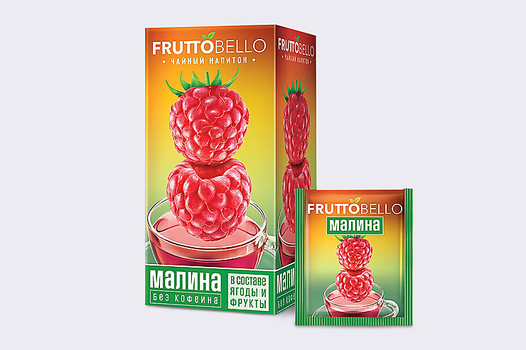 Чайный напиток «Fruttobello» Малина, 25 пакетиков, 37,5 г