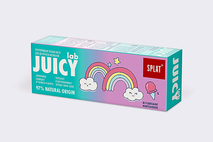 Зубная паста «Splat» Juicy LAB, Волшебное мороженое, 80 г