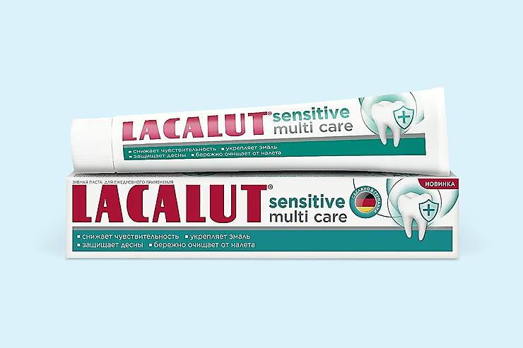 Зубная паста «Lacalut» Sensitive multi care, 60 г